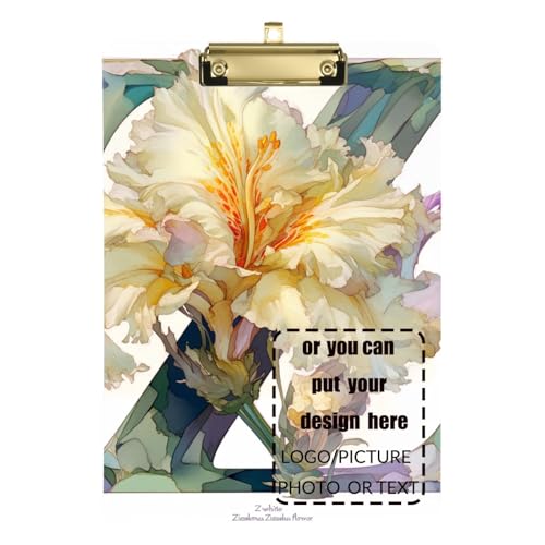 Floralmorphischer Buchstabe Z, weiße Lilie, Ölgemälde, Stil, individuelle Klemmbretter mit Ordnern, Acryl, niedlich für Volleyball, Baseball, Trainer, Größe 22,9 x 30,5 cm Floralmorphischer Buchstabe Z, weiße Lilie, Ölgemälde, Stil, individuelle Klemmbretter mit Ordnern, Acryl, niedlich für Volleyball, Baseball, Trainer, Größe 22,9 x 30,5 cm von tplaotee