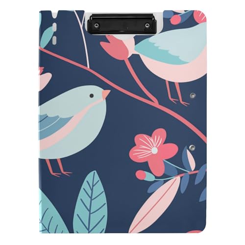 Gefaltetes Klemmbrett Cartoon Blaugrün Rosa Blumen Vögel A4 Klemmbrett mit Ordner Doppelte Metallclips Stifthalter Schule Klemmbrett mit Hardcover Gefaltetes Klemmbrett Cartoon Blaugrün Rosa Blumen Vögel A4 Klemmbrett mit Ordner Doppelte Metallclips Stifthalter Schule Klemmbrett mit Hardcover von tplaotee
