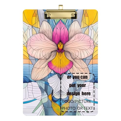 Geometrische Motte, Orchidee, Blume, bunt, anpassbar, Klemmbretter für Krankenschwestern, Kunststoff, für Softball-Trainer, Klemmbrett, Lehrer, Größe 22,9 x 30,5 cm Geometrische Motte, Orchidee, Blume, bunt, anpassbar, Klemmbretter für Krankenschwestern, Kunststoff, für Softball-Trainer, Klemmbrett, Lehrer, Größe 22,9 x 30,5 cm von tplaotee