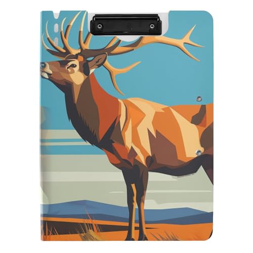 Klappbares Klemmbrett Braun Elch Illustrationen A4 Klemmbrett Clipfolio Zwei Metallclips Stifthalter Büro Klemmbrett mit Abdeckung Klappbares Klemmbrett Braun Elch Illustrationen A4 Klemmbrett Clipfolio Zwei Metallclips Stifthalter Büro Klemmbrett mit Abdeckung von tplaotee