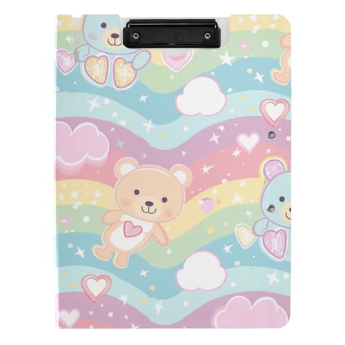 Klemmbrett Ordner Bär Cartoon A4 Klemmbrett Folio Horizontal und Vertikal Doppelclips Schule Klemmbrett mit Abdeckung Klemmbrett Ordner Bär Cartoon A4 Klemmbrett Folio Horizontal und Vertikal Doppelclips Schule Klemmbrett mit Abdeckung von tplaotee