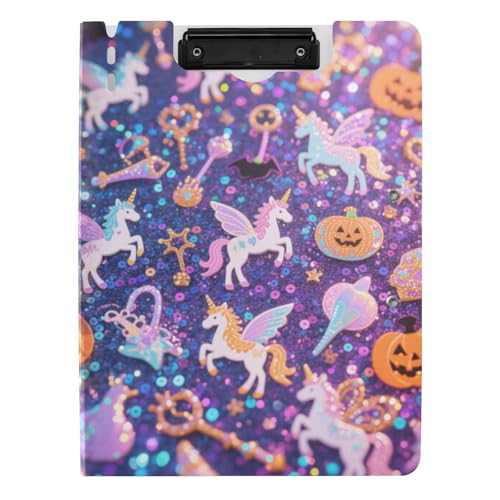 Klemmbrett Ordner mit Aufbewahrung Halloween Gelb Kürbis Einhörner A4 Klemmbrett Padfolio Doppelclips Stifthalter Büro Klemmbrett mit Abdeckung Klemmbrett Ordner mit Aufbewahrung Halloween Gelb Kürbis Einhörner A4 Klemmbrett Padfolio Doppelclips Stifthalter Büro Klemmbrett mit Abdeckung von tplaotee