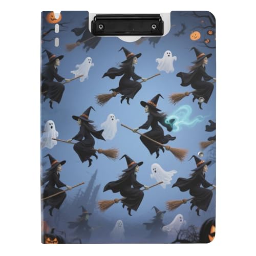 Klemmbrett Ordner mit Aufbewahrung Halloween Schwarz Kürbis Hexe A4 Klemmbrett Binderfolio Doppelclips Stifthalter Büro Klemmbrett mit Abdeckung Klemmbrett Ordner mit Aufbewahrung Halloween Schwarz Kürbis Hexe A4 Klemmbrett Binderfolio Doppelclips Stifthalter Büro Klemmbrett mit Abdeckung von tplaotee