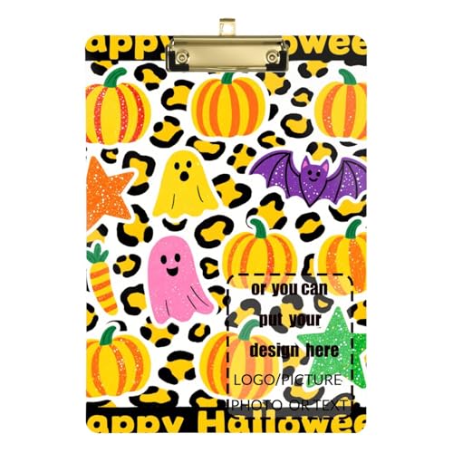Klemmbrett mit Leopardenmuster, wasserdicht, für Studenten, Mädchen, Kinder, Lehrer, Klemmbrett, Größe 22,9 x 30,5 cm von tplaotee