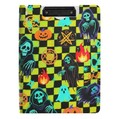 Klemmbrett mit Ordner Halloween Gelb und Schwarz Kürbis A4 Klemmbrett mit Binder Doppelclips Stifthalter Büro Klemmbrett mit Abdeckung Klemmbrett mit Ordner Halloween Gelb und Schwarz Kürbis A4 Klemmbrett mit Binder Doppelclips Stifthalter Büro Klemmbrett mit Abdeckung von tplaotee