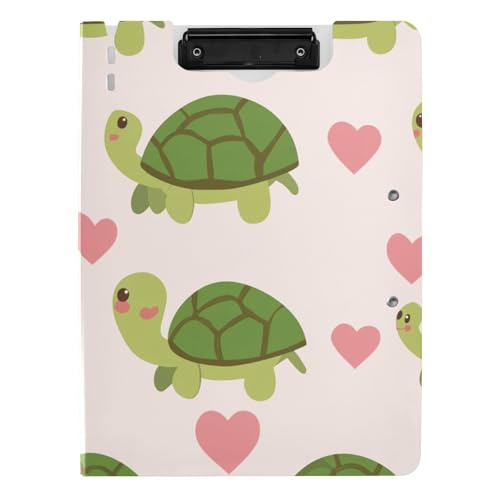 Klemmbrett mit Ordner Happy Valentine Cartoon Schildkröte Herz Beige A4 Klemmbrett Folio Doppelclips Stifthalter Büro Klemmbrett mit Abdeckung Klemmbrett mit Ordner Happy Valentine Cartoon Schildkröte Herz Beige A4 Klemmbrett Folio Doppelclips Stifthalter Büro Klemmbrett mit Abdeckung von tplaotee