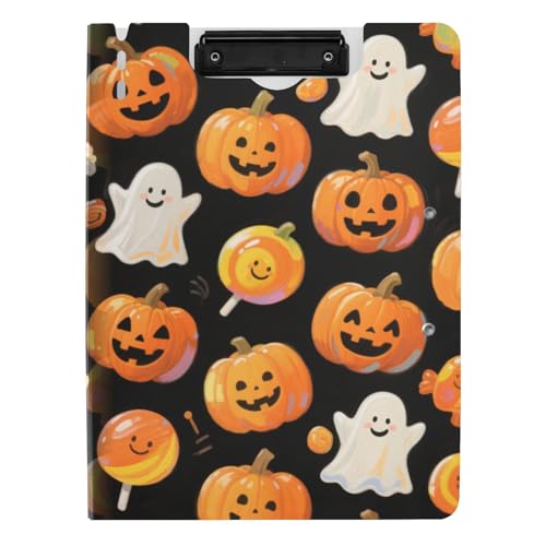Klemmbrett mit Ordner Orange Halloween Kürbis A4 Klemmbrett Folio Binder Zwei Metallclips Stifthalter Schule Klemmbrett mit Abdeckung Klemmbrett mit Ordner Orange Halloween Kürbis A4 Klemmbrett Folio Binder Zwei Metallclips Stifthalter Schule Klemmbrett mit Abdeckung von tplaotee