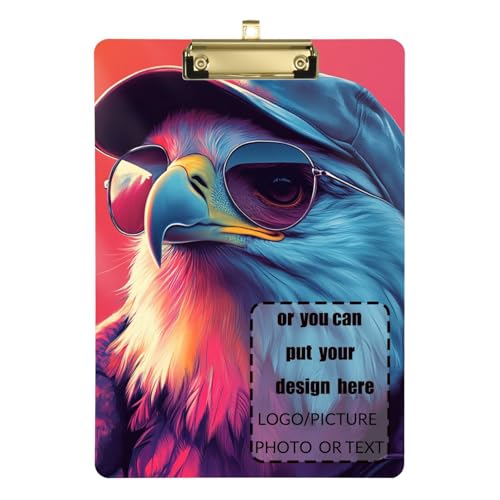 Klemmbrett mit Tiermotiven, coole Vögel, kräftige Farben, personalisierbar, schlankes Hartbrett für Klassenzimmer, Essentials für Lehrer, Größe 22,9 x 30,5 cm Klemmbrett mit Tiermotiven, coole Vögel, kräftige Farben, personalisierbar, schlankes Hartbrett für Klassenzimmer, Essentials für Lehrer, Größe 22,9 x 30,5 cm von tplaotee