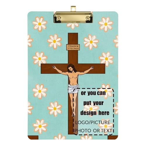 Kreuz, Gänseblümchen, Blumenmuster, Hellgrün, personalisierbar, Klemmbrett, Organizer, transparent, für Volleyball, Baseball, Trainer, Größe 22,9 x 30,5 cm Kreuz, Gänseblümchen, Blumenmuster, Hellgrün, personalisierbar, Klemmbrett, Organizer, transparent, für Volleyball, Baseball, Trainer, Größe 22,9 x 30,5 cm von tplaotee