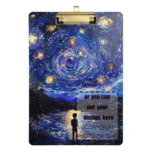 Mitternachtssternenhimmel Sterne personalisieren Klemmbrett Hardware Acryl niedlich für personalisierte Klemmbretter für Lehrer Größe 22,9 x 30,5 cm Mitternachtssternenhimmel Sterne personalisieren Klemmbrett Hardware Acryl niedlich für personalisierte Klemmbretter für Lehrer Größe 22,9 x 30,5 cm von tplaotee
