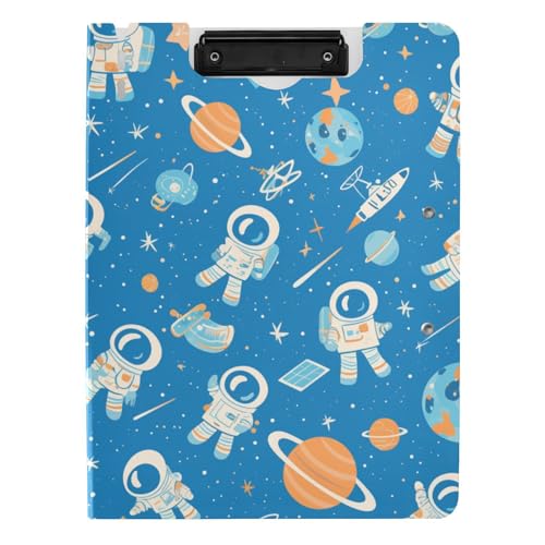 Ordner Klemmbrett mit Aufbewahrung Cartoon Blau Weltraum Planet Astronaut A4 Klemmbrett Clipfolio Doppelclips Stifthalter Schule Klemmbrett mit Abdeckung Ordner Klemmbrett mit Aufbewahrung Cartoon Blau Weltraum Planet Astronaut A4 Klemmbrett Clipfolio Doppelclips Stifthalter Schule Klemmbrett mit Abdeckung von tplaotee