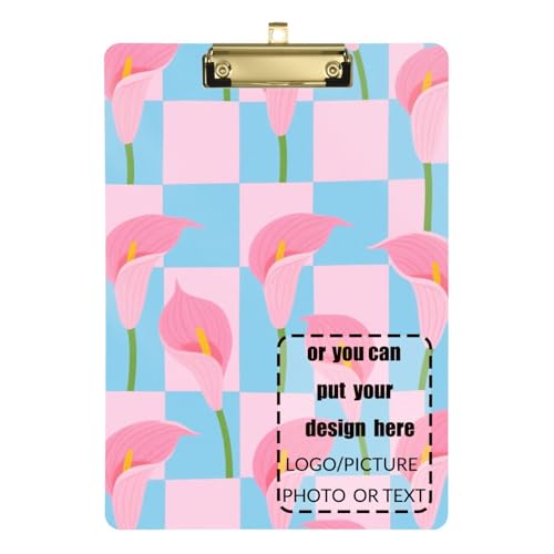 Ordner mit Klemmbrett, Standardloch für Lehrer, Stillen, Größe 22,9 x 30,5 cm, Blau / Rosa Ordner mit Klemmbrett, Standardloch für Lehrer, Stillen, Größe 22,9 x 30,5 cm, Blau / Rosa von tplaotee