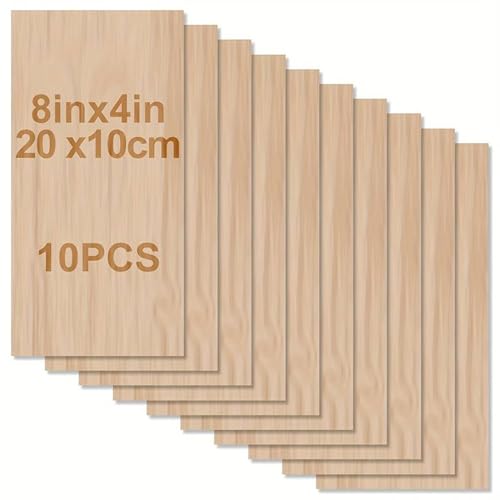 10 Stücke Balsaholz, Holzplatte 200x100, 2mm Bastelholz, Holzplatten Zum Basteln, Balsaholz für Zum Basteln,Modellbau,Kreativ Hobby,Laserprojekte,Gemälde Kunst 10 Stücke Balsaholz, Holzplatte 200x100, 2mm Bastelholz, Holzplatten Zum Basteln, Balsaholz für Zum Basteln,Modellbau,Kreativ Hobby,Laserprojekte,Gemälde Kunst von trabag