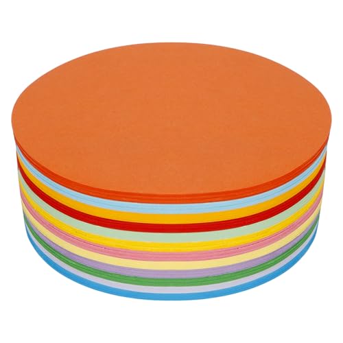 500 Blatt Moderationskoffer Set, 15cm Moderationskarten Rund, 12 Farben Moderationskarten Set, Runden Bastelpapier Bunt, Metaplankarten Lehrerbedarf für Büro Schule Präsentation Und Moderation 500 Blatt Moderationskoffer Set, 15cm Moderationskarten Rund, 12 Farben Moderationskarten Set, Runden Bastelpapier Bunt, Metaplankarten Lehrerbedarf für Büro Schule Präsentation Und Moderation von trabag