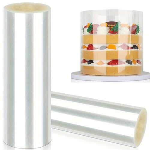Trabag Tortenrandfolie 30cm, Transparent, Wiederverwendbar, für Kuchen & Schokoladenmousse, Torten-Dessert-Dekoration Trabag Tortenrandfolie 30cm, Transparent, Wiederverwendbar, für Kuchen & Schokoladenmousse, Torten-Dessert-Dekoration von trabag