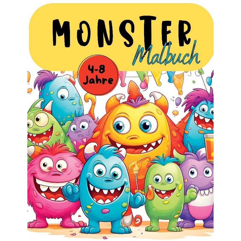 Monster Malbuch - Lucy´s Tier Malbücher, Kartoniert (TB) von tredition