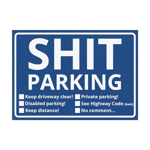 Shit Parking Scheisse Geparkt! Notizblock in Englisch Shit Parking Scheisse Geparkt! Notizblock in Englisch von trendaffe