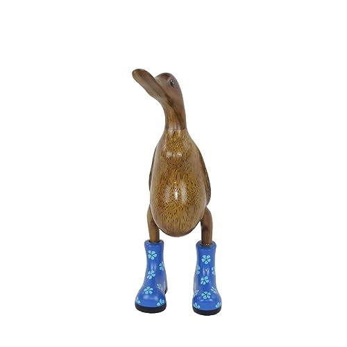 trendforge® - Handgefertigte Deko-Enten aus Teakholz - Vielfältige Modelle - Natürliche und hochwertige Holzfiguren für den Innen- und Außenbereich - einzigartiges Geschenk von trendforge