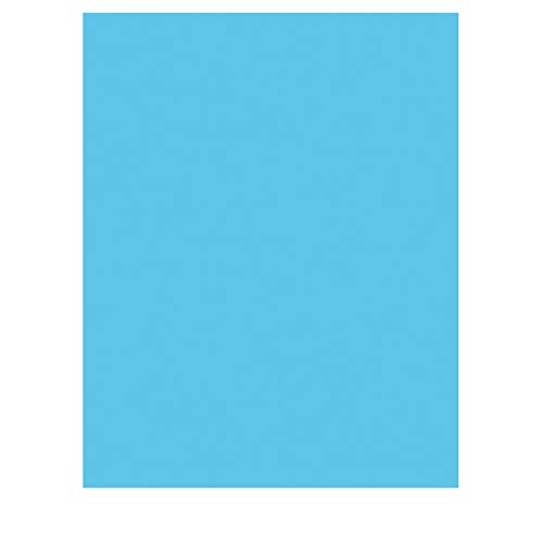 Tonpapier Himmel-Blau DIN A4 130 g/m² 100 Blatt Set einfarbig Bastelpapier Tonkarton Schulpapier von trendmarkt24