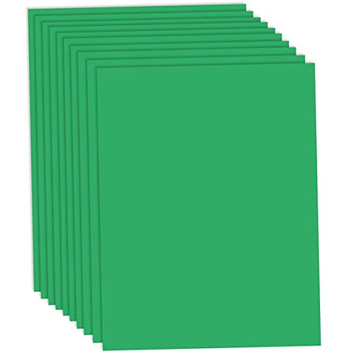 Tonpapier smaragdgrün 50 x 70cm | 130 g/m² Bastelpapier 10 Blatt einfarbig 130g /qm Bastel-Papier Set Ton-Karton Schul-Papier farbig zum basteln bemalen Bastelkarton Kinder Hochzeit von trendmarkt24
