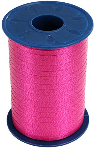 trendmarkt24 Ringelband pink | Kräuselband 5 mm x 500 m Schleifenband Geschenkband von trendmarkt24