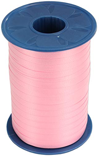 trendmarkt24 Ringelband rosa | Kräuselband 5 mm x 500 m Schleifenband Geschenkband von trendmarkt24