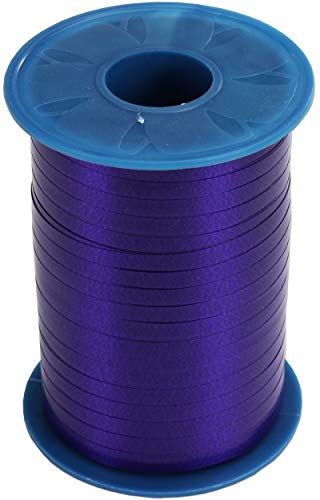 trendmarkt24 Ringelband violett | Kräuselband 5 mm x 500 m Schleifenband Geschenkband von trendmarkt24