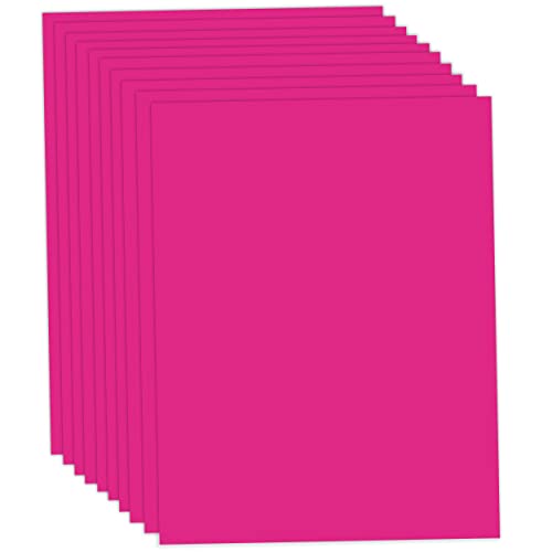 Tonpapier pink 50 x 70cm | 130 g/m² Bastelpapier 10 Blatt Schulpapier basteln bemalen Kinder von trendmarkt24