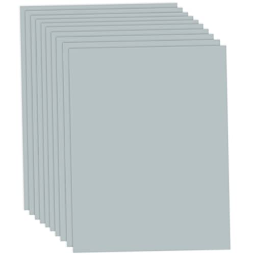 Tonpapier silber 50 x 70cm | 130 g/m² Bastelpapier 10 Blatt Schulpapier basteln bemalen Kinder von trendmarkt24