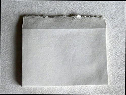 Couverts aus handgeschöpftem Büttenpapier für Hochzeit, Einladungen (C5) von tribal paper