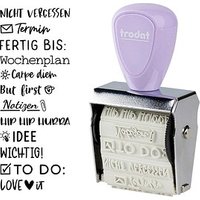 trodat Creative Mini Motivstempel Bullet Journal 30 x 5 mm von trodat