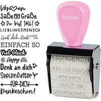 trodat Creative Mini Motivstempel Nette Botschaften 30 x 5 mm von trodat