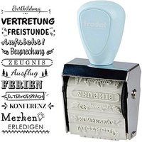 trodat Creative Mini Motivstempel Schulplaner 30 x 5 mm von trodat