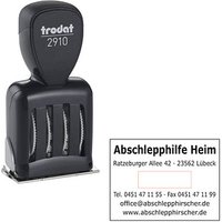 trodat Datumstempel mit Text individualisierbar Classic 2910 P01 Logo möglich, 1 St. -  Direkt online personalisieren von trodat