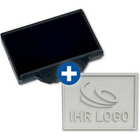 trodat Stempelplatte + integriertes Stempelkissen Ersatz-Set für trodat 5203 von trodat