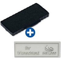 trodat Stempelplatte + integriertes Stempelkissen Ersatz-Set für trodat 5205 von trodat