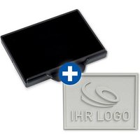 trodat Stempelplatte + integriertes Stempelkissen Ersatz-Set für trodat 5208 von trodat