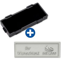 trodat Stempelplatte + integriertes Stempelkissen Ersatz-Set für trodat 9511 von trodat