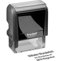 trodat Textstempel, individualisierbar printy 4911 selbstfärbend schwarz Logo möglich, 1 St. -  Direkt online personalisieren von trodat
