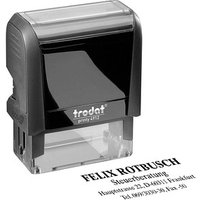 trodat Textstempel, individualisierbar printy 4912 selbstfärbend schwarz Logo möglich, 1 St. -  Direkt online personalisieren von trodat