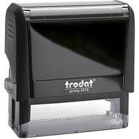 trodat Textstempel, individualisierbar printy 4915 selbstfärbend schwarz mit Logo von trodat