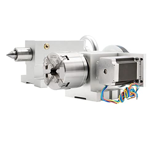 DC-Schneckengetriebemotor, 4 Backen, 80 mm, 4. Achse + Reitstock, CNC-Trennkopf, Drehachse/A-Achsen-Kit für Mini-CNC-Fräse/Gravierer, Holzbearbeitung, Gravur DC-Schneckengetriebemotor, 4 Backen, 80 mm, 4. Achse + Reitstock, CNC-Trennkopf, Drehachse/A-Achsen-Kit für Mini-CNC-Fräse/Gravierer, Holzbearbeitung, Gravur von tughjnbmdfslkeefj