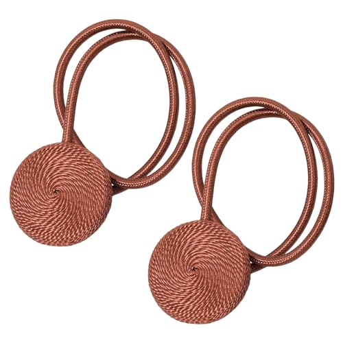 tulkdexi Magnetische Vorhang-Raffhalter, starke magnetische Vorhang-Clips, 2 Stück, magnetische Vorhangschnallen, Polyester, rundes Design, Raffhalter für Wohnzimmer, Schlafzimmer, Kaffee tulkdexi Magnetische Vorhang-Raffhalter, starke magnetische Vorhang-Clips, 2 Stück, magnetische Vorhangschnallen, Polyester, rundes Design, Raffhalter für Wohnzimmer, Schlafzimmer, Kaffee von tulkdexi