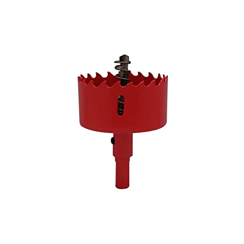 TUNEZ® Lochsäge M42 Bi-Metall Lochschneider Set mit Sechskant Dorn und Zentrierung Metallbohrer Lochsäge Kit für Holz Metall Gipskarton Eisenblech Rohr Kunststoff (55 MM) von tunez