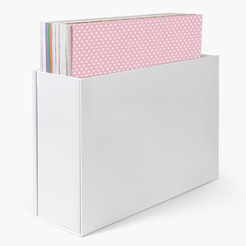 tutata Sammelalbum-Papier-Aufbewahrungs-Organizer, 30,5 x 30,5 cm, Papier-Organizer, Scrapbook-Aufbewahrungsbehälter für 30,5 x 30,5 cm Papier, 1 Packung tutata Sammelalbum-Papier-Aufbewahrungs-Organizer, 30,5 x 30,5 cm, Papier-Organizer, Scrapbook-Aufbewahrungsbehälter für 30,5 x 30,5 cm Papier, 1 Packung von tutata