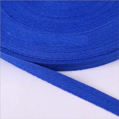 Köperband Baumwolle 10mm Nahtband zum nähen Baumwollband 30 Farben 1cm Breit (Jeansblau, 10 metre) von tutu2
