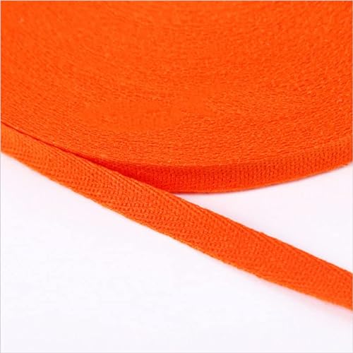 Köperband Baumwolle 10mm Nahtband zum nähen Baumwollband 30 Farben 1cm Breit (Orange, 10 metre) von tutu2