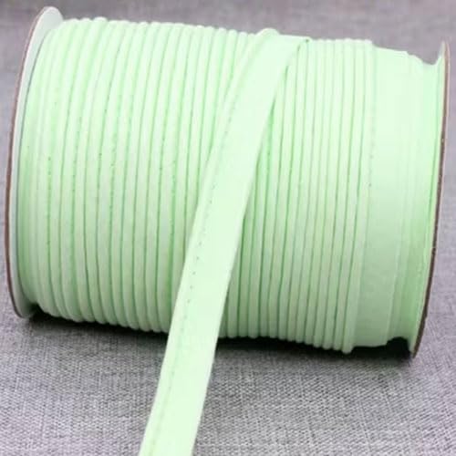 Paspelband Baumwolle zum Nähen mit kordel 2mm Breit Geflanschte Schnur (Mintgrün, 5 Metre) von tutu2