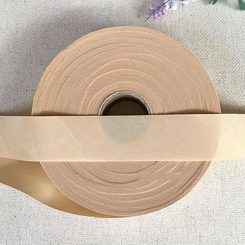 Ungefalzt Schrägband Baumwolle Polyester Gemisch 30mm zum nähen (Beige, 5 Metre) von tutu2
