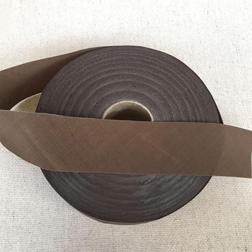Ungefalzt Schrägband Baumwolle Polyester Gemisch 40mm zum nähen (Koffein Braun, 10 Metre) von tutu2